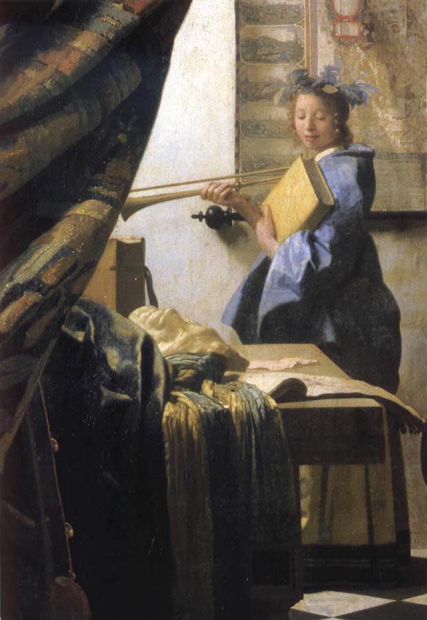 The Artist in his studio